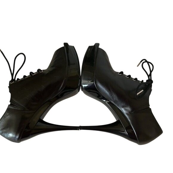 Michael Michael Kors black leather open toe Heels Size 9m - Picture 1 of 9